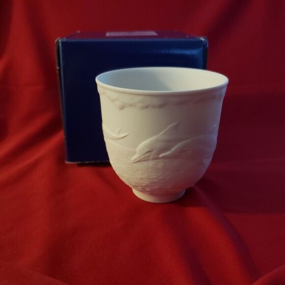 Lladro Collectors Society 17658 Dolphins Play Votive Candleholder w/Box 1998 - Picture 2 of 10